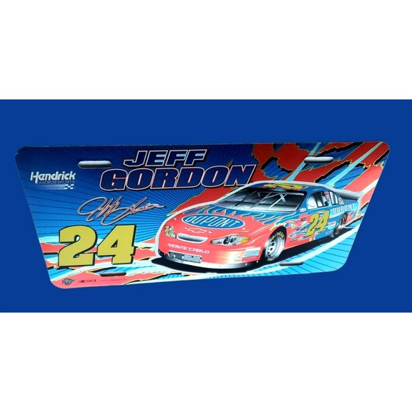 Wincraft Racing & Winner's Circle Jeff Gordon #24 Plastic License Plate Lot OF 2 - Picture 5 of 10